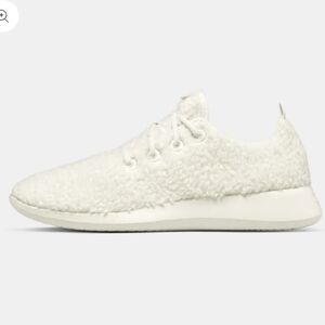 Allbirds Men's Wool Runner Fluffs In Natural White NIB